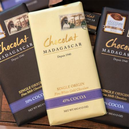 Chocolat Madagascar - feine weiße Schokolade - 45% Kakao